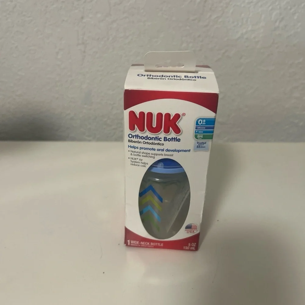 NUK Orthodontic Baby Bottle 5 oz